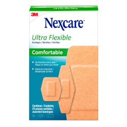 Nexcare Venditas Ultra Flexibles para codos, dedos y rodillas.
